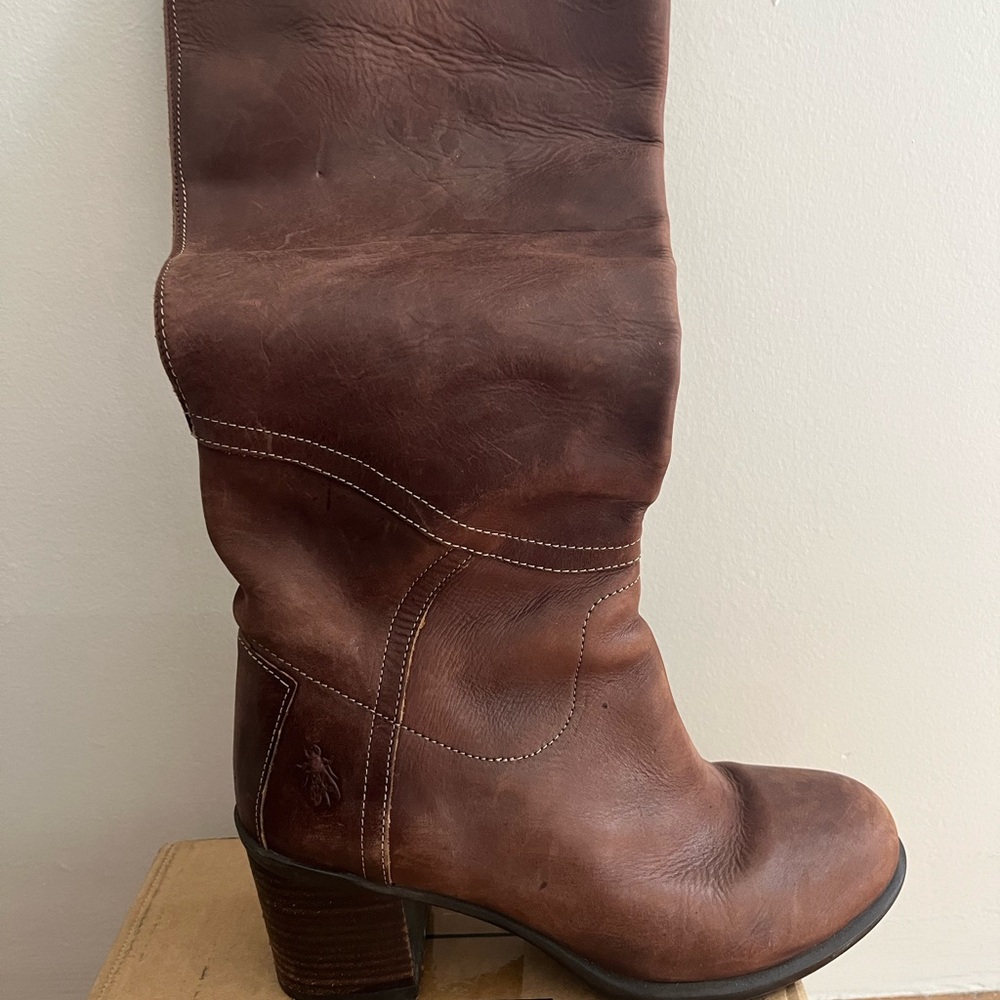 Fly London Women's Brown Heeled Boots